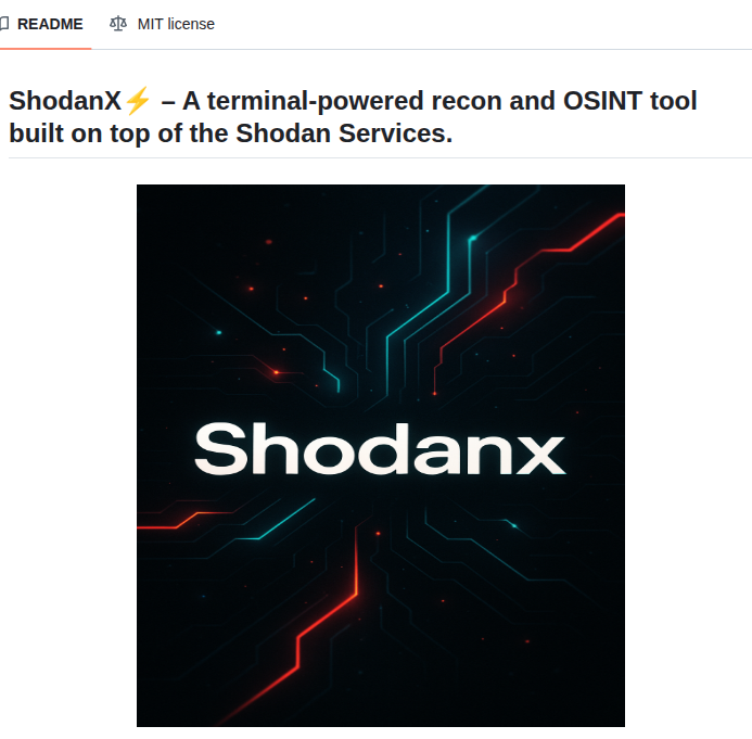 Revoltsecurities Shodanx screenshot