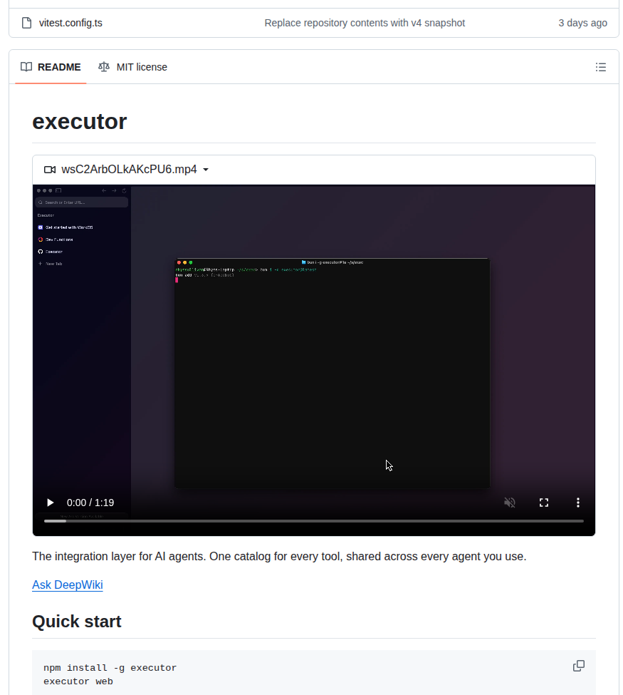 Rhyssullivan Executor screenshot