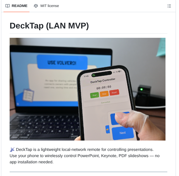 Rico00121 Decktap screenshot
