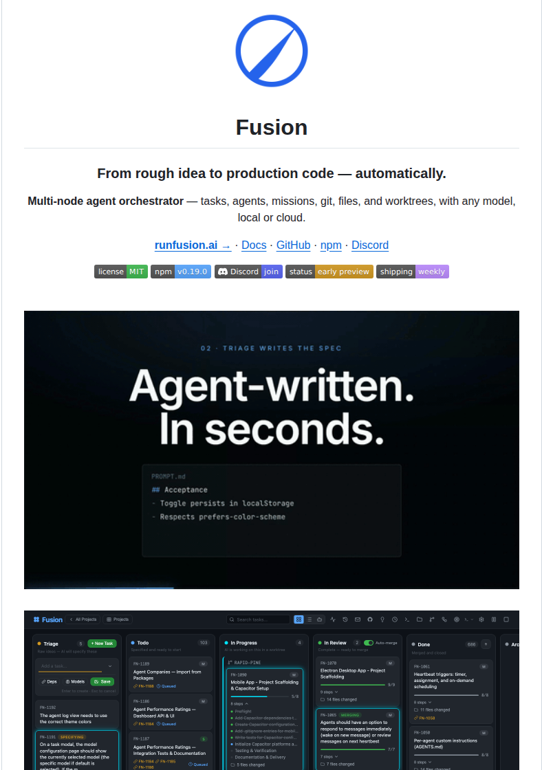 Runfusion Fusion screenshot