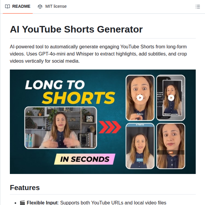 Samuraigpt Ai Youtube Shorts Generator screenshot