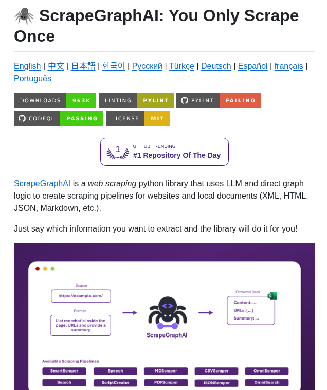 Scrapegraphai Scrapegraph Ai screenshot