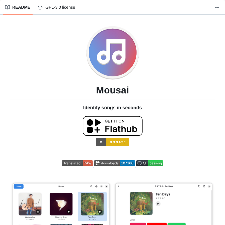 Seadve Mousai screenshot