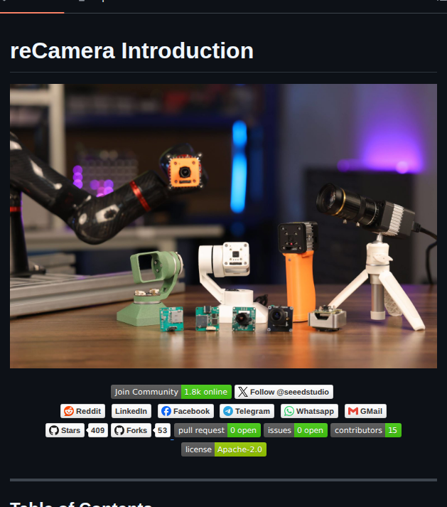 Seeed Studio Oshw Recamera Series screenshot