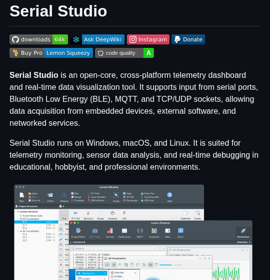 Serial Studio Serial Studio screenshot
