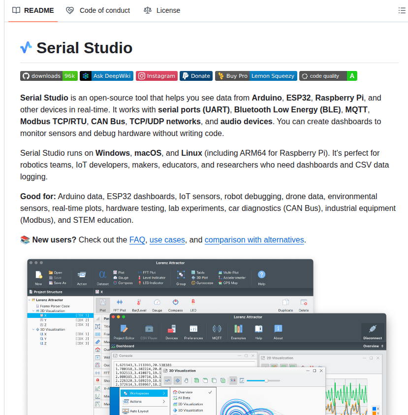 Serial Studio Serial Studio screenshot