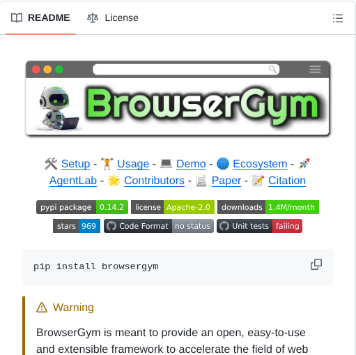 Servicenow Browsergym screenshot