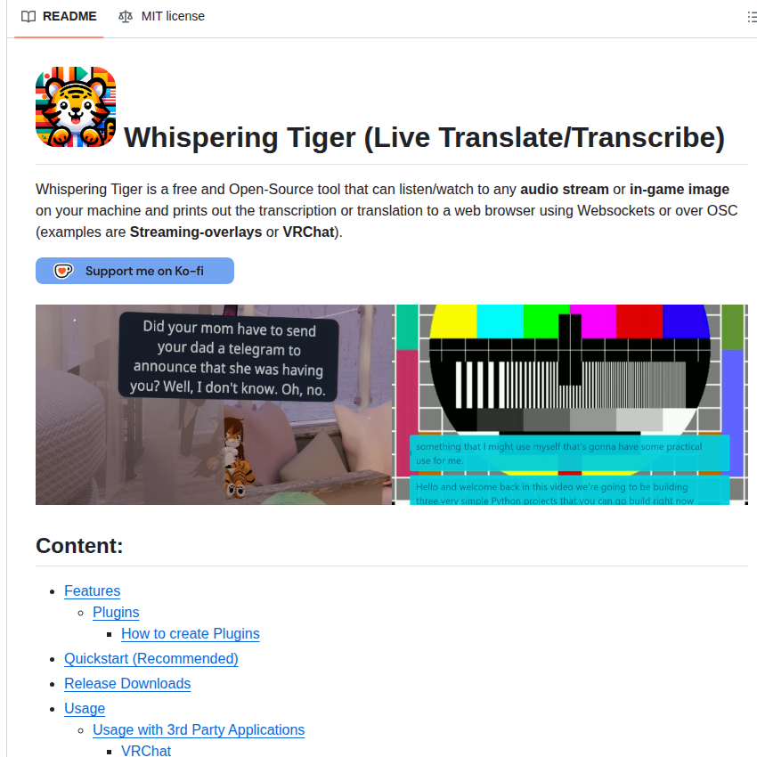 Sharrnah Whispering screenshot