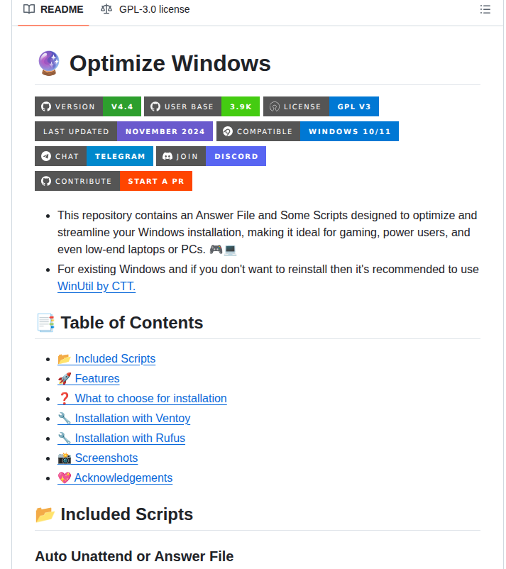 Shivamxd6 Optimize Windows screenshot