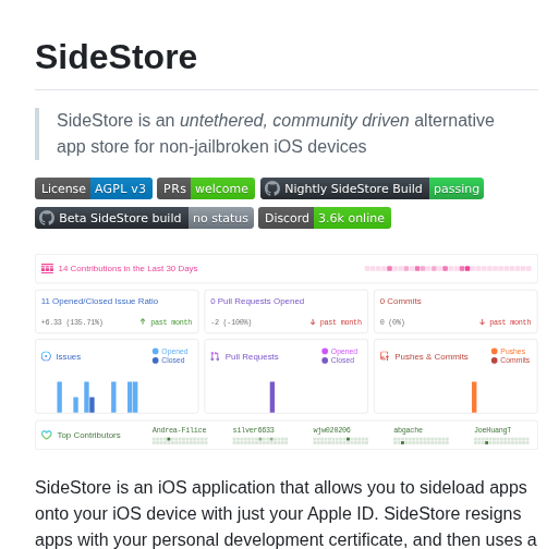 Sidestore Sidestore screenshot