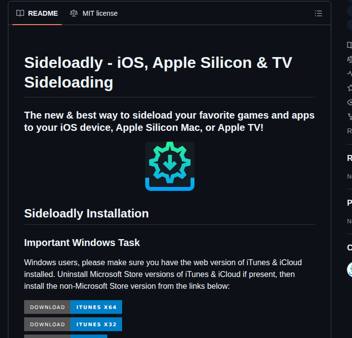 Sideloadlyios Sideloadly Download screenshot