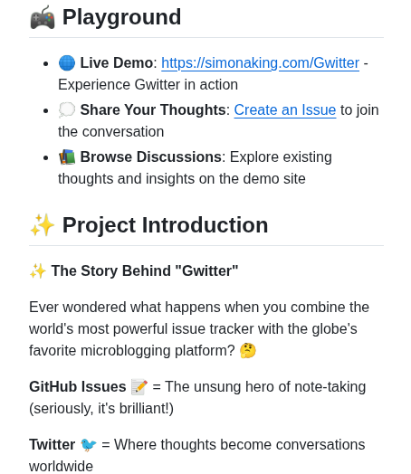 Simonaking Gwitter screenshot