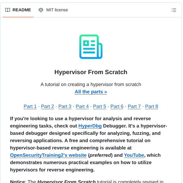 Sinakarvandi Hypervisor From Scratch screenshot