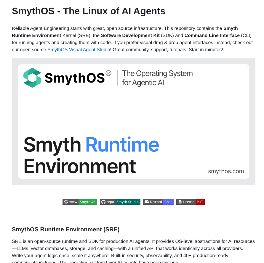 Smythos Sre screenshot