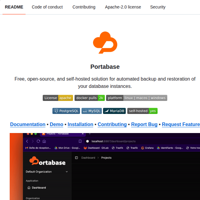 Soluce Technologies Portabase screenshot