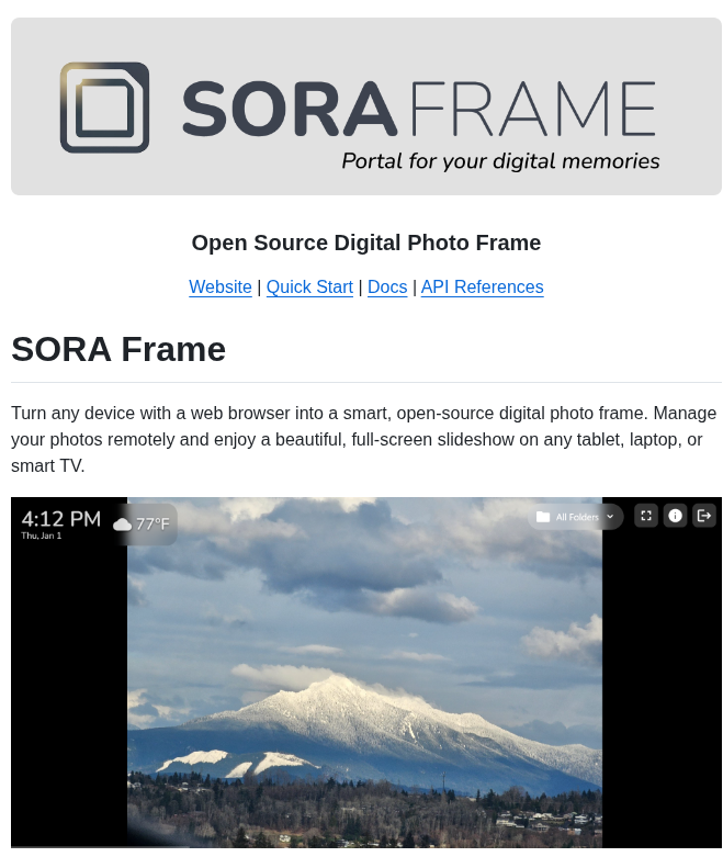 Sorbh Digital Photo Frame screenshot