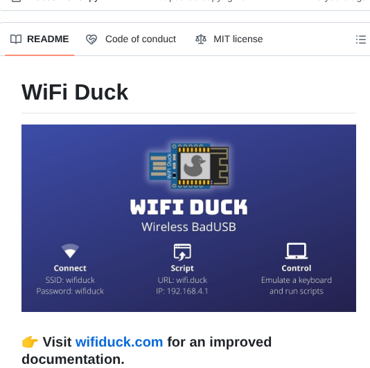 Spacehuhntech Wifiduck screenshot