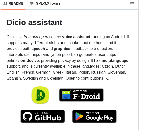 Stypox Dicio Android screenshot