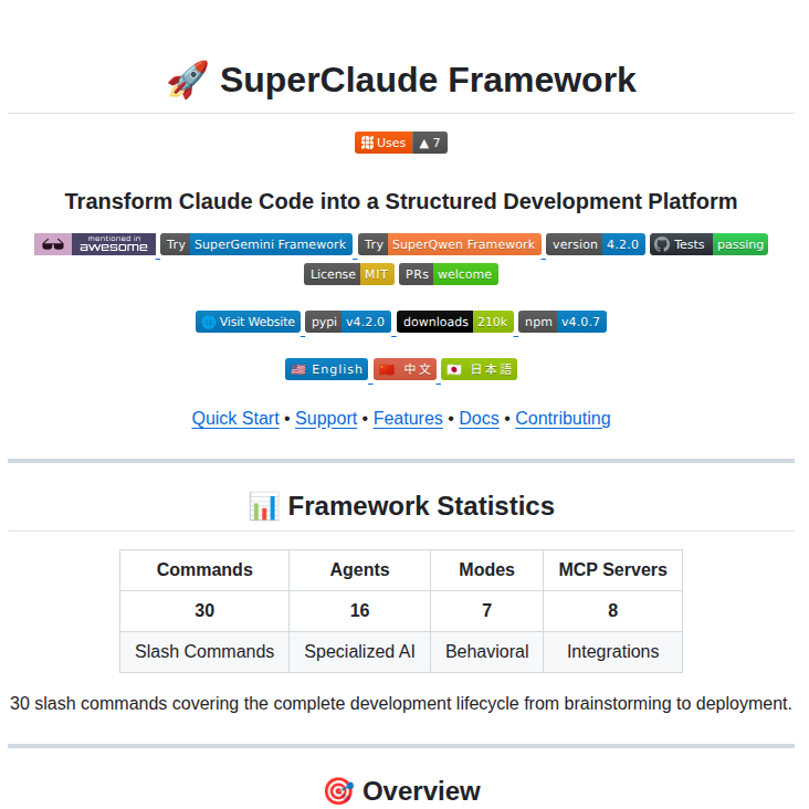 Superclaude Org Superclaude_framework screenshot