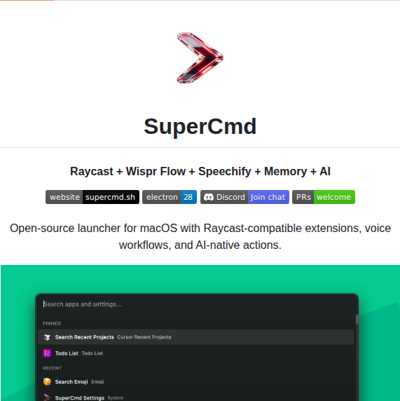 Supercmdlabs Supercmd screenshot