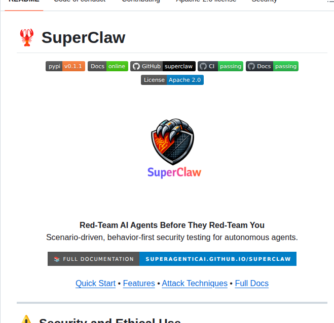 Superagenticai Superclaw screenshot