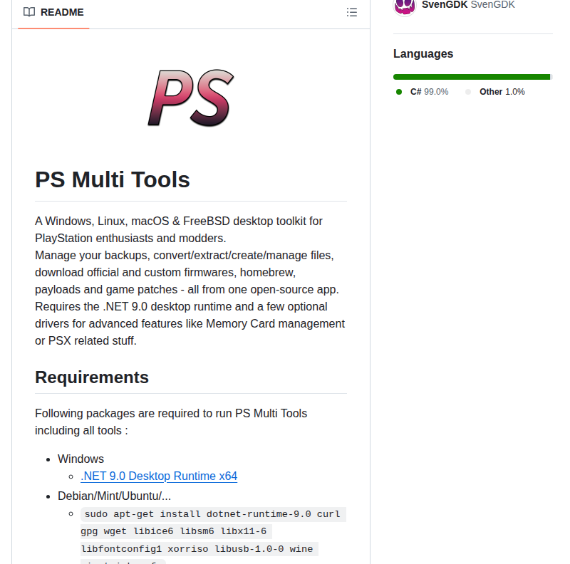 Svengdk Ps Multi Tools screenshot