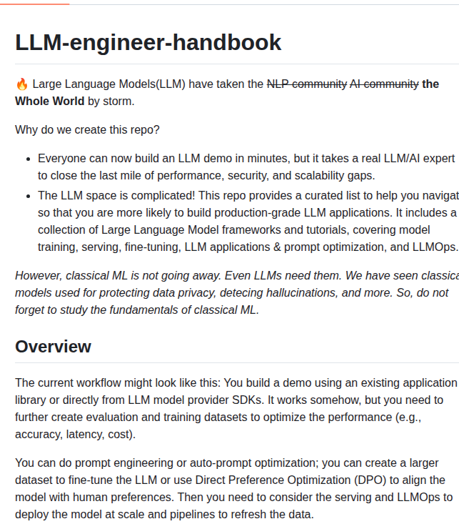 Sylphai Inc Llm Engineer Handbook screenshot