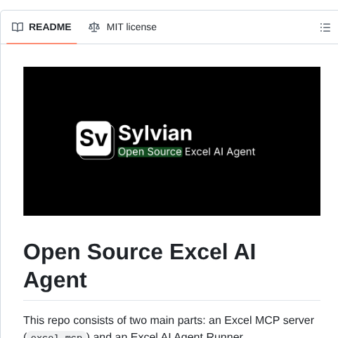 Sylvianai Sv Excel Agent screenshot