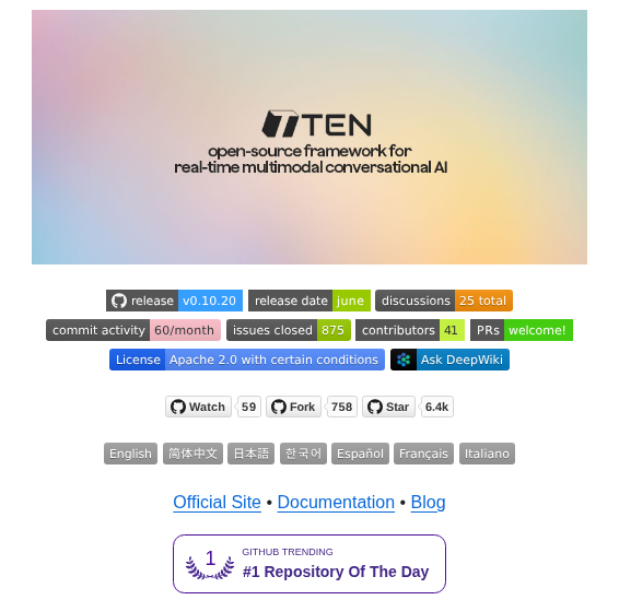 Ten Framework Ten Framework screenshot