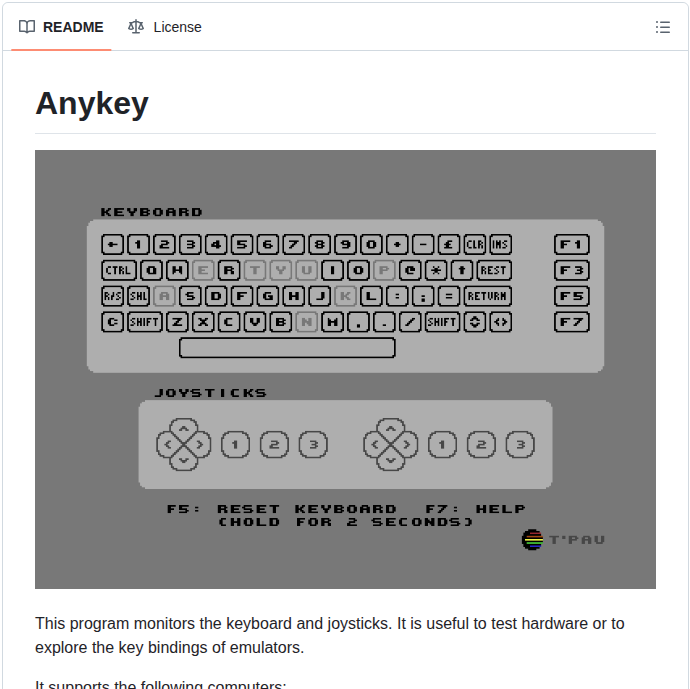 T Pau Anykey screenshot