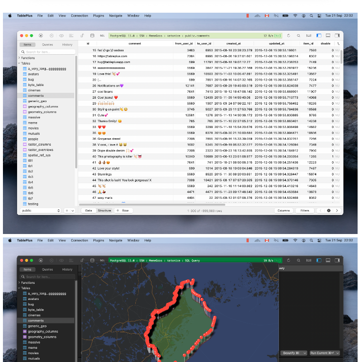 Tableplus Tableplus screenshot