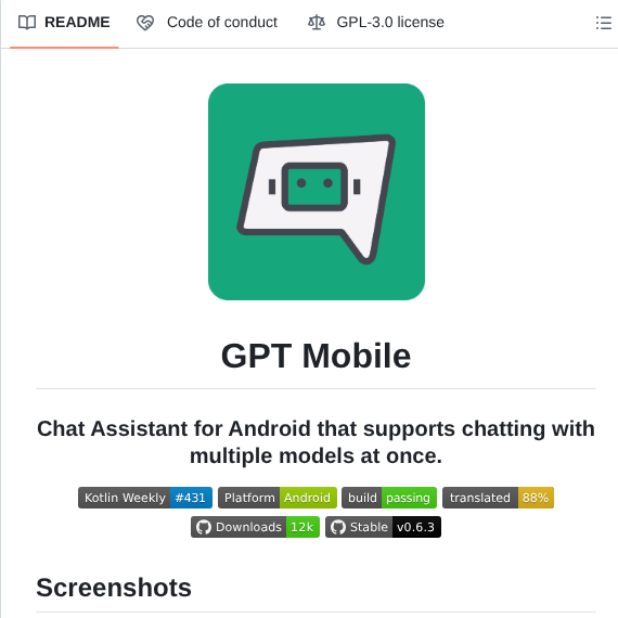 Taewan P Gpt_mobile screenshot