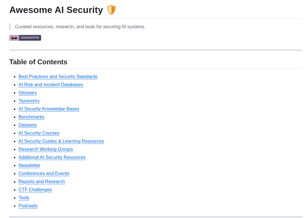 Taleliyahu Awesome Ai Security screenshot