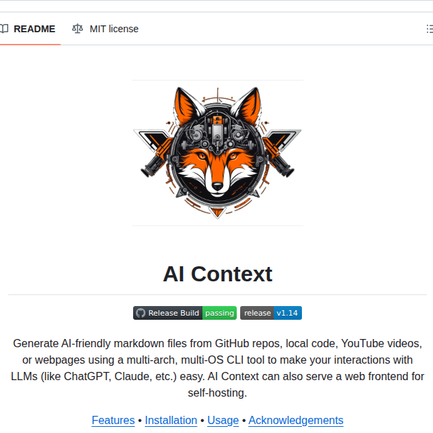 Tanq16 Ai Context screenshot