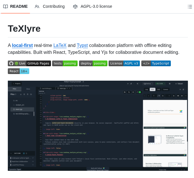 Texlyre Texlyre screenshot