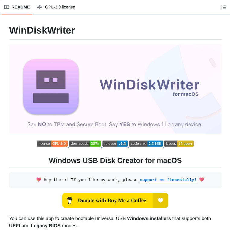 Techunrestricted Windiskwriter screenshot
