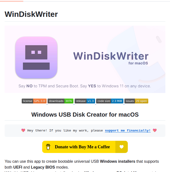 Techunrestricted Windiskwriter screenshot