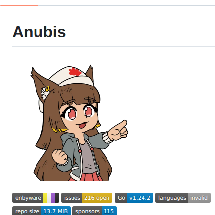 Techarohq Anubis screenshot