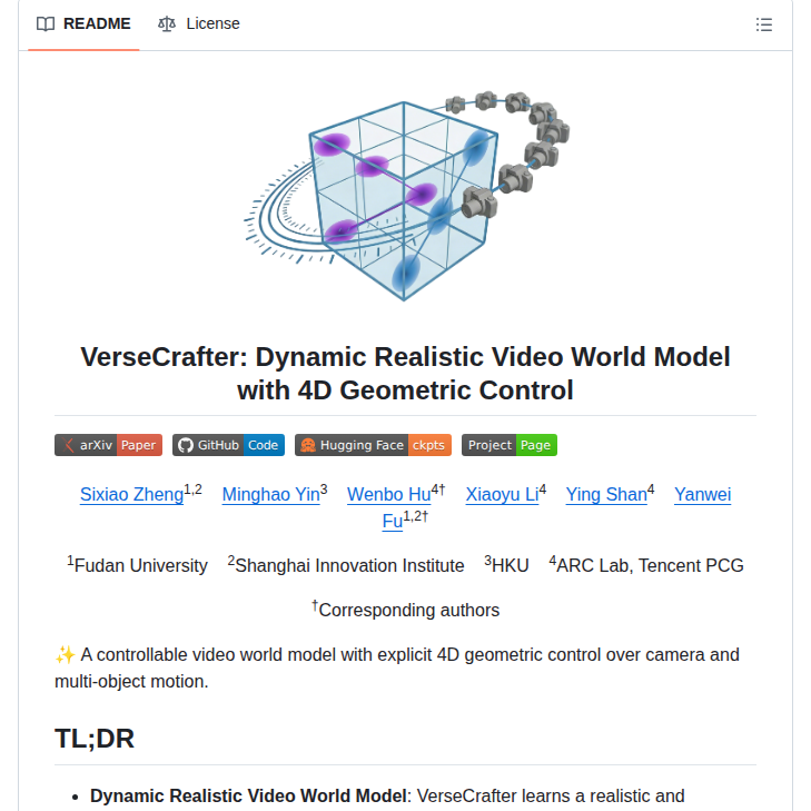 Tencentarc Versecrafter screenshot