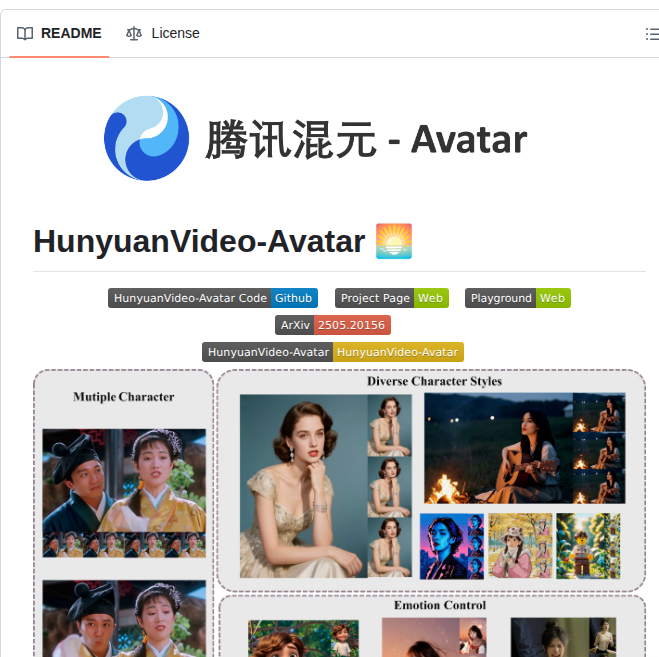 Tencent Hunyuan Hunyuanvideo Avatar screenshot