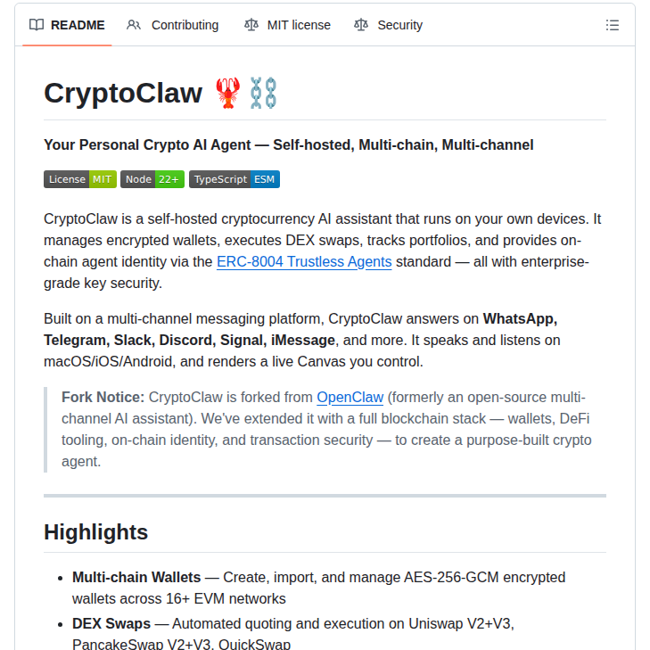 Termix Official Cryptoclaw screenshot
