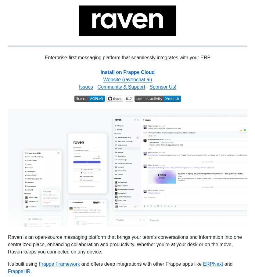 The Commit Company Raven screenshot