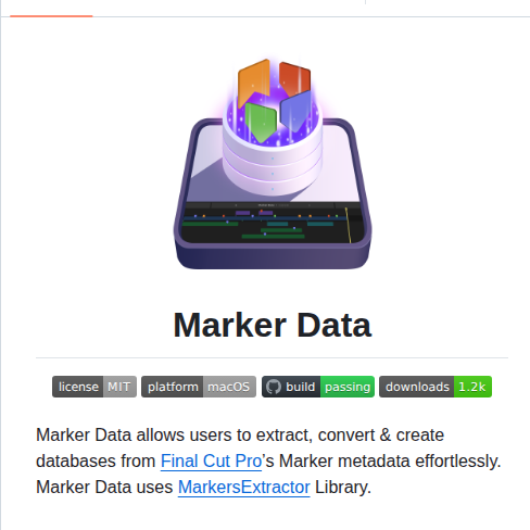 Theacharya Markerdata screenshot
