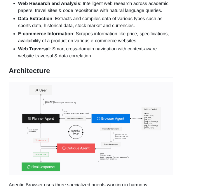 Theagenticai Theagenticbrowser screenshot