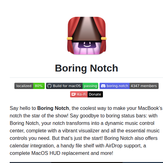 Theboredteam Boring.notch screenshot