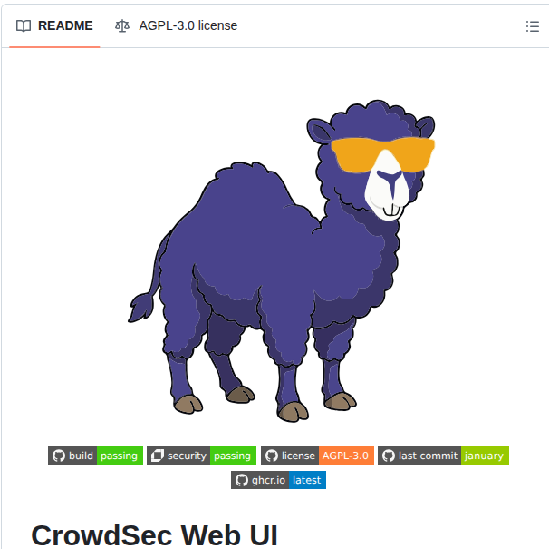 Theduffman85 Crowdsec Web Ui screenshot