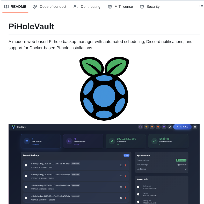 Theinfamoustoto Piholevault screenshot