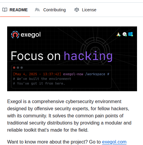 Theporgs Exegol screenshot
