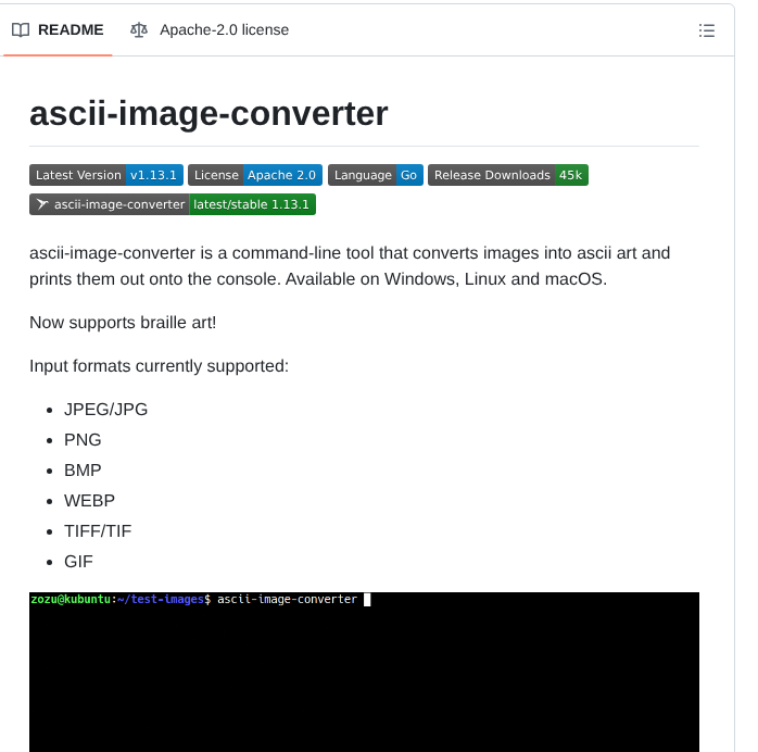 Thezoraiz Ascii Image Converter screenshot