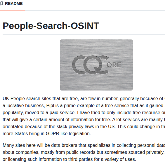 The Osint Toolbox People Search Osint screenshot